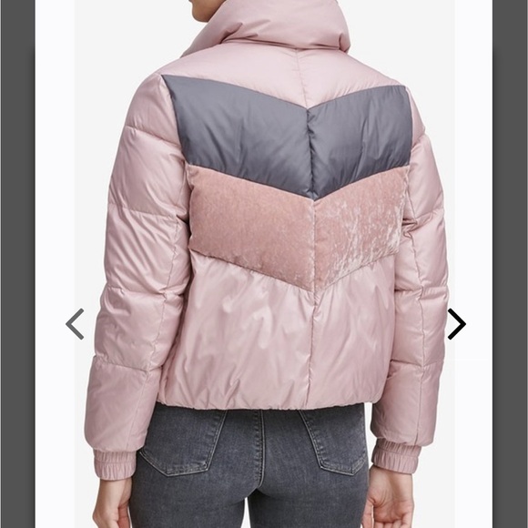 Marc New York Pink and Gray Puffer Jacket - Picture 4 of 12